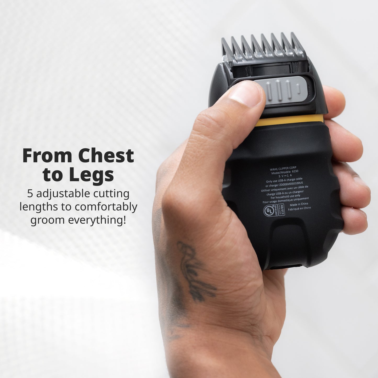 Lithium Ion+ Extreme Grip Body Groomer