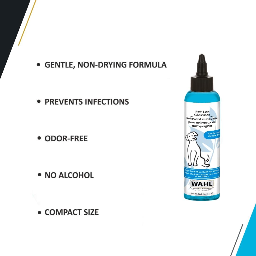Wahl Pet Ear Cleaner with Eucalyptus-175 ml