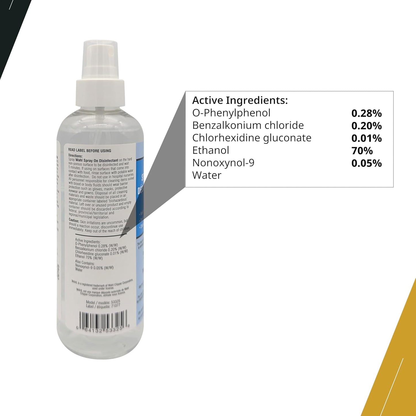 SPRAY DÉSINFECTANT