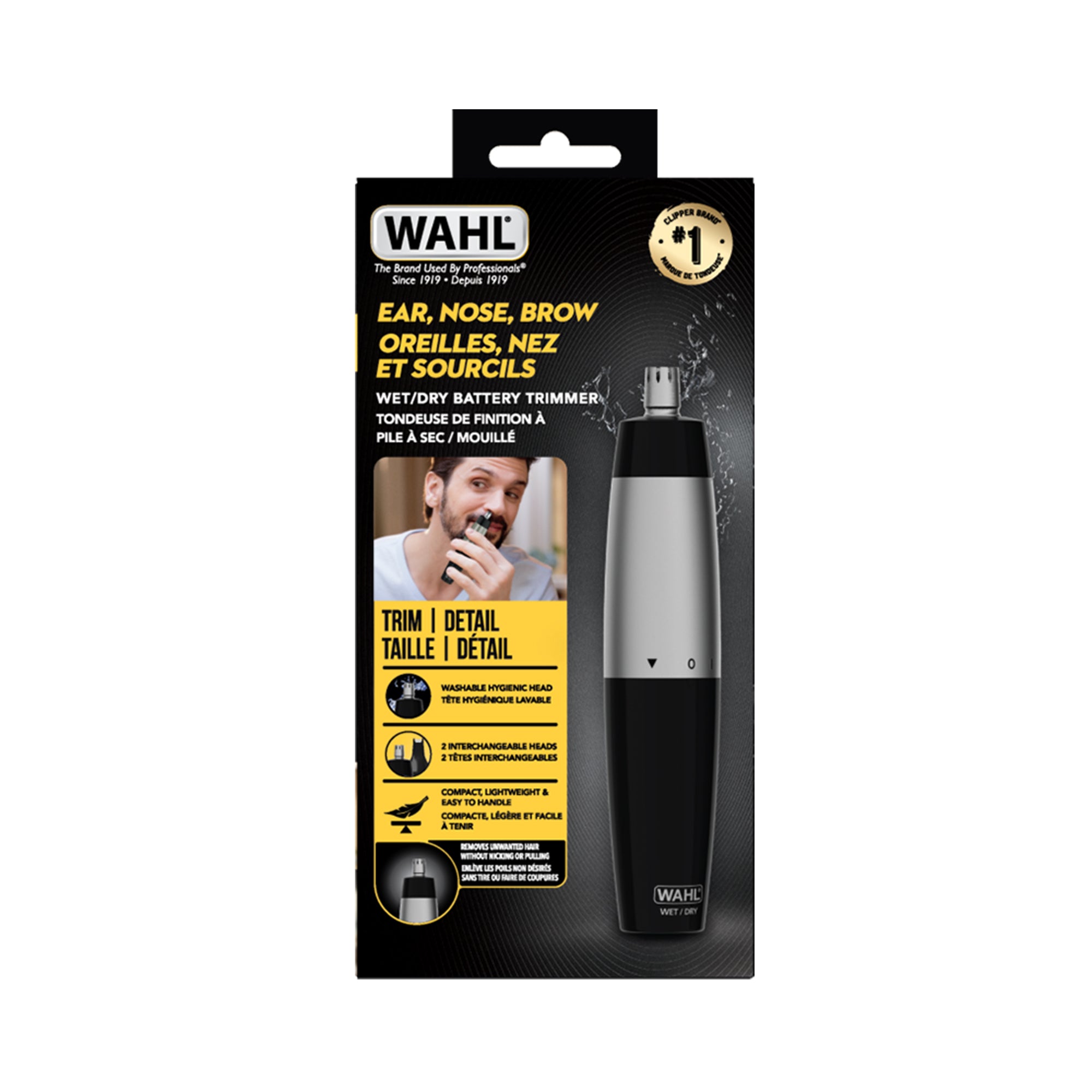 WET/DRY EAR, NOSE, BROW TRIMMER