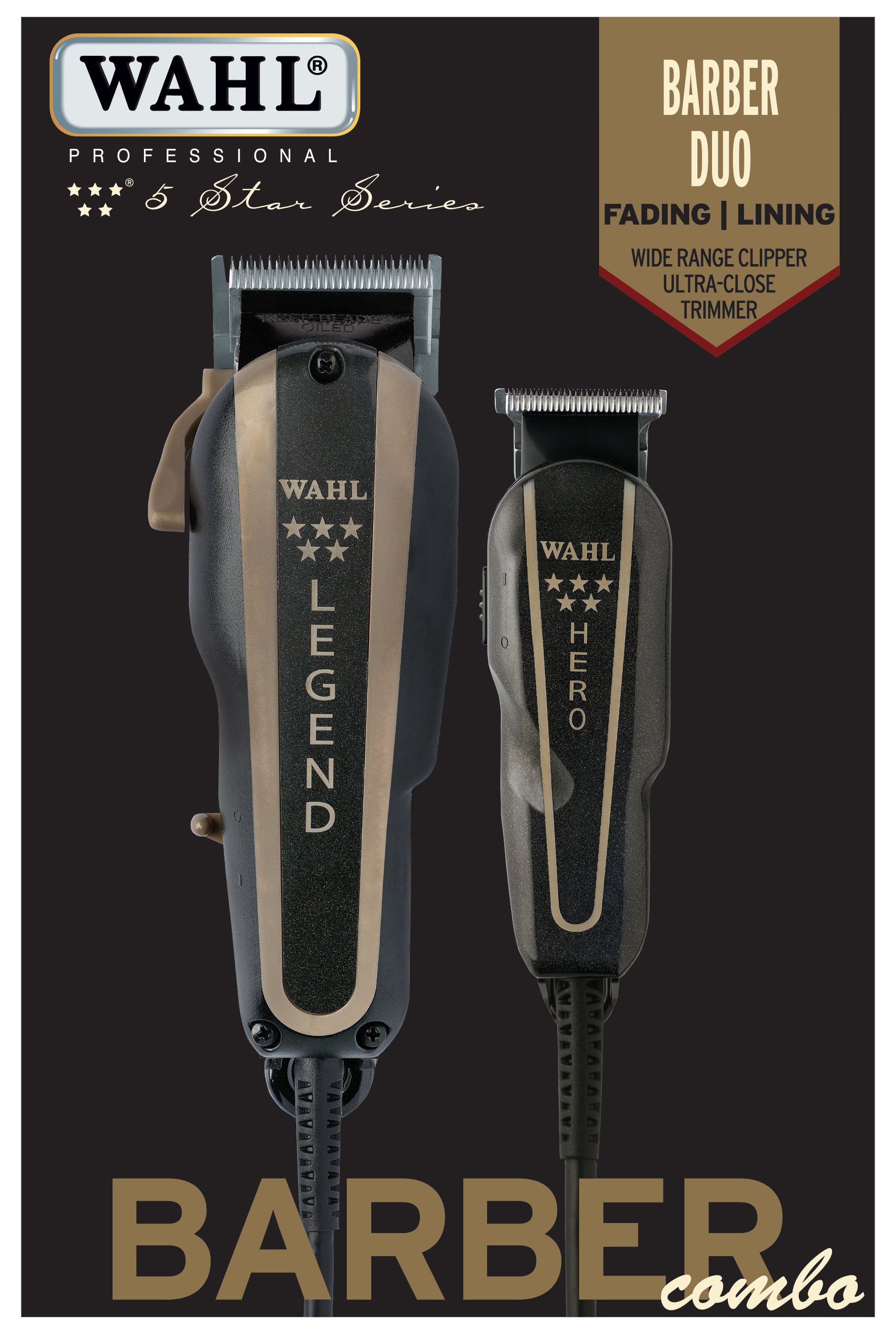 COMBO DE BARBIER 5 ÉTOILES
