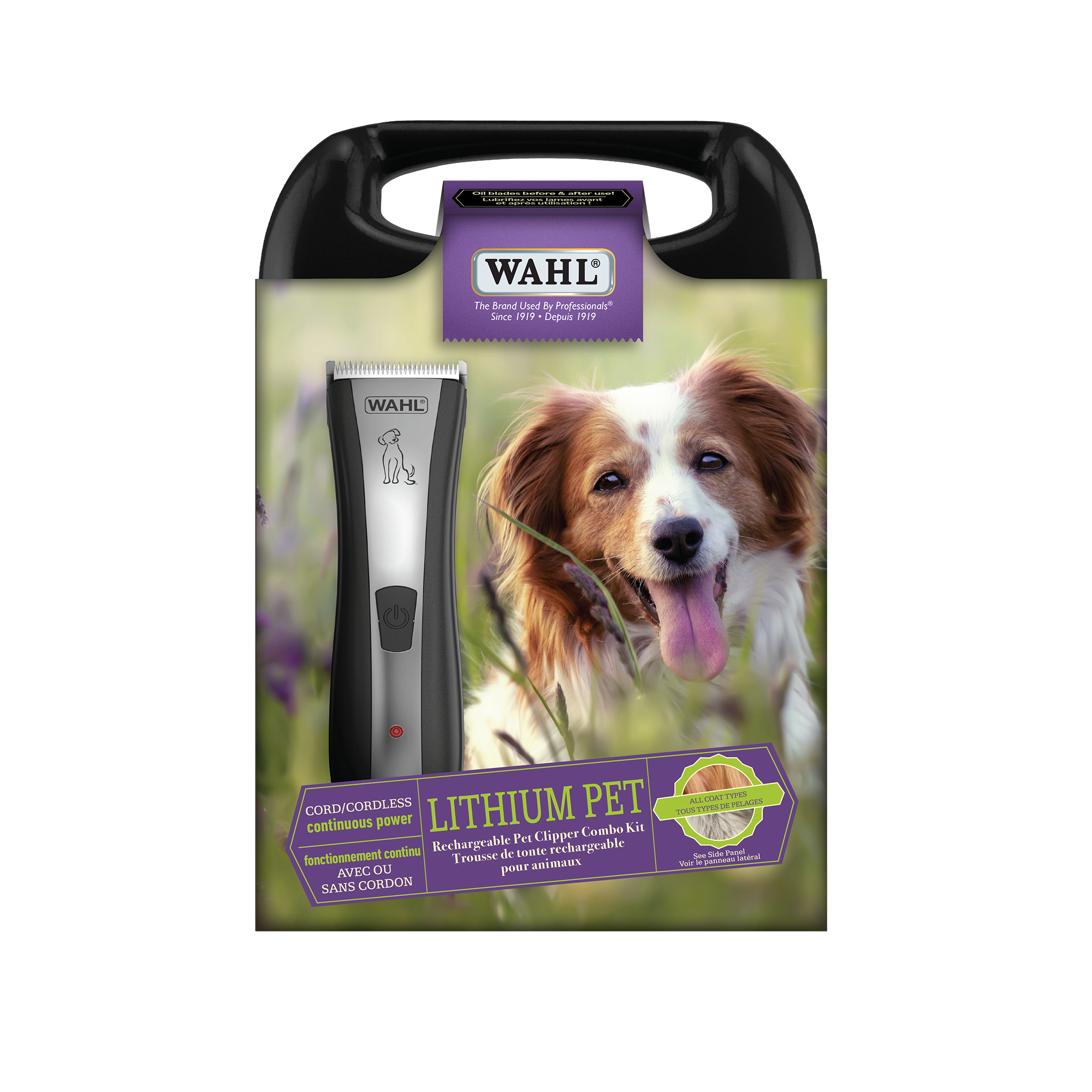 KIT TONDEUSE POUR ANIMAUX AU LITHIUM