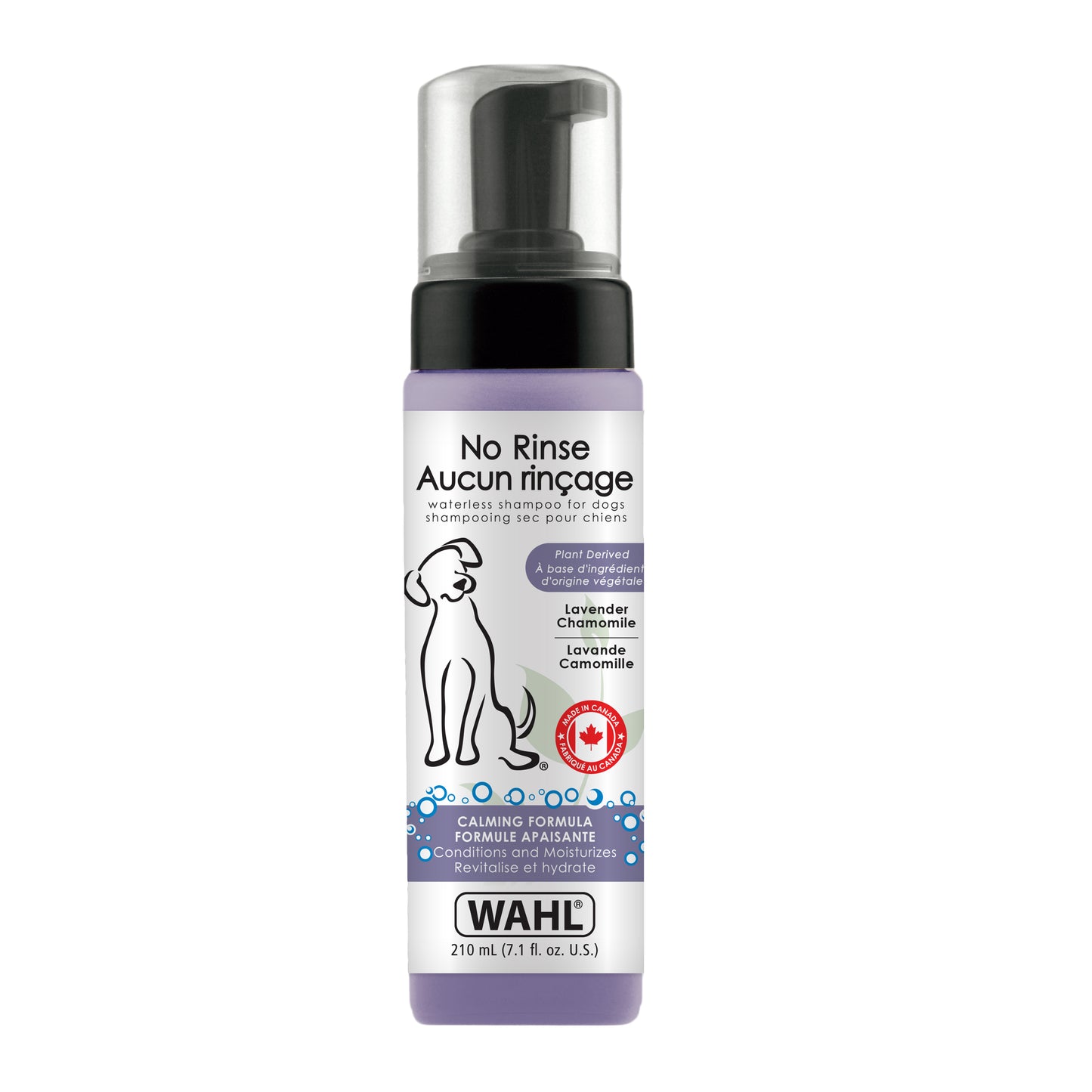 WAHL DOG NO RINSE SHAMPOO-210 mL