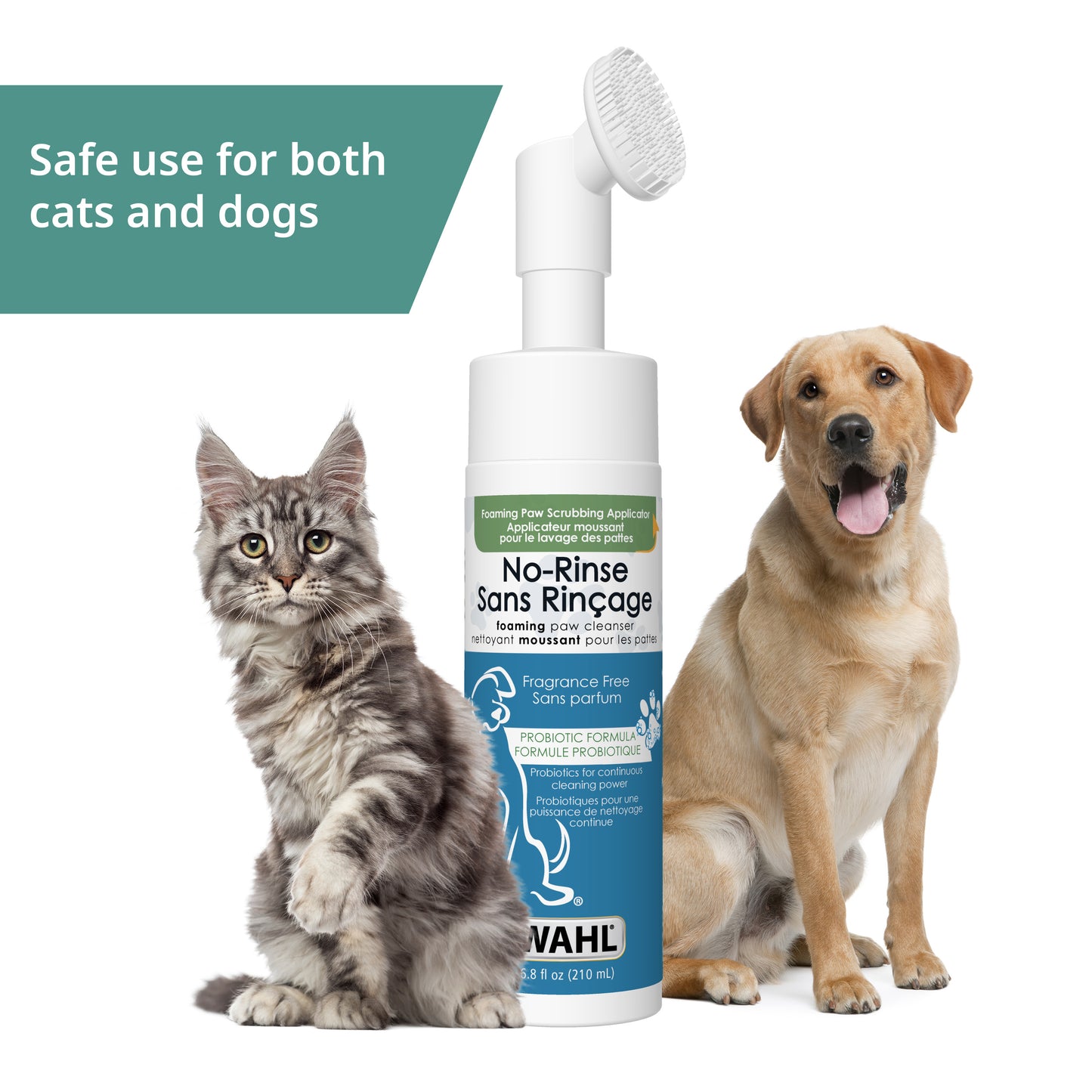 Nettoyant probiotique pour pattes de chien