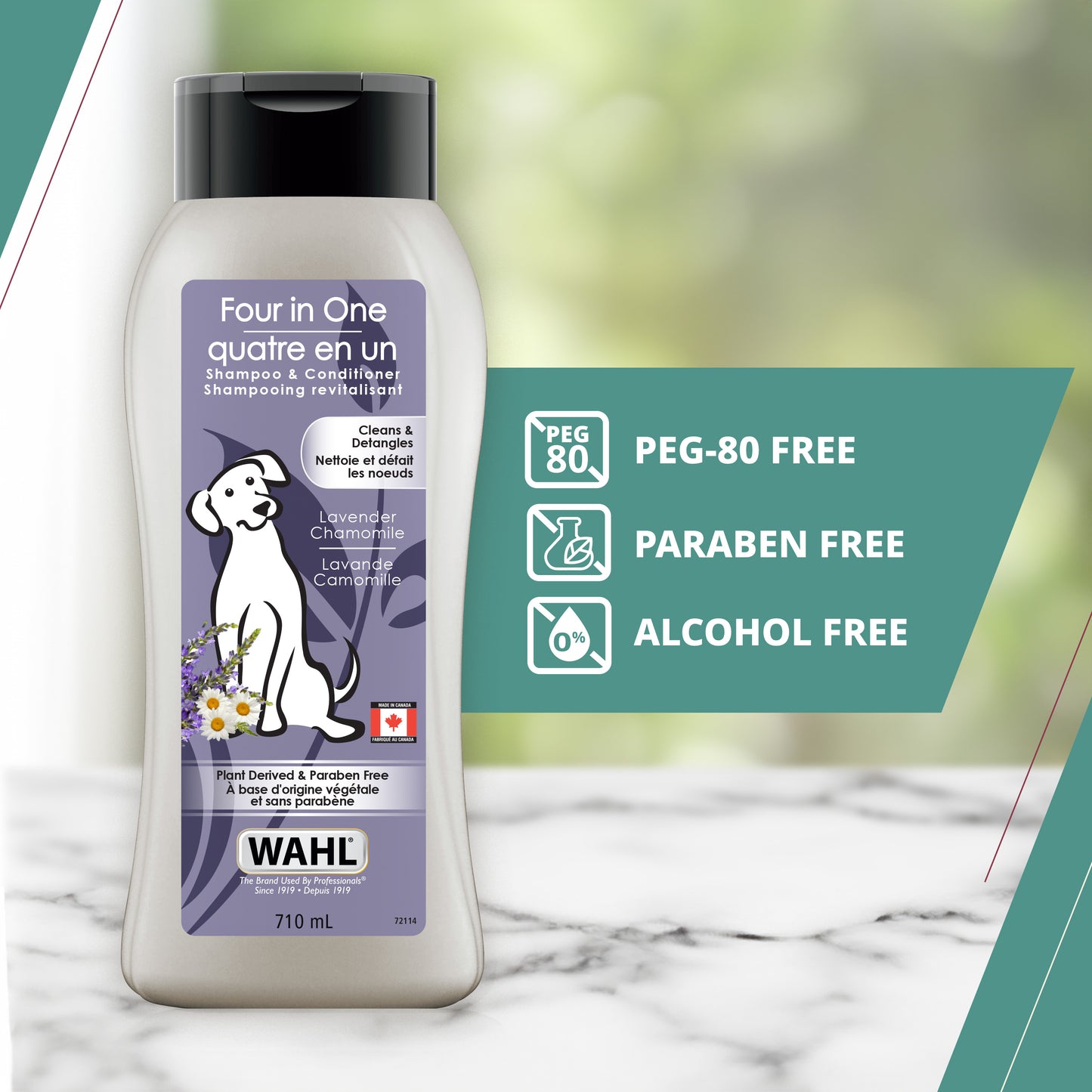 Wahl Kit de produits essentiels pour l'été pour animaux de compagnie–Ensemble de 4 pièces