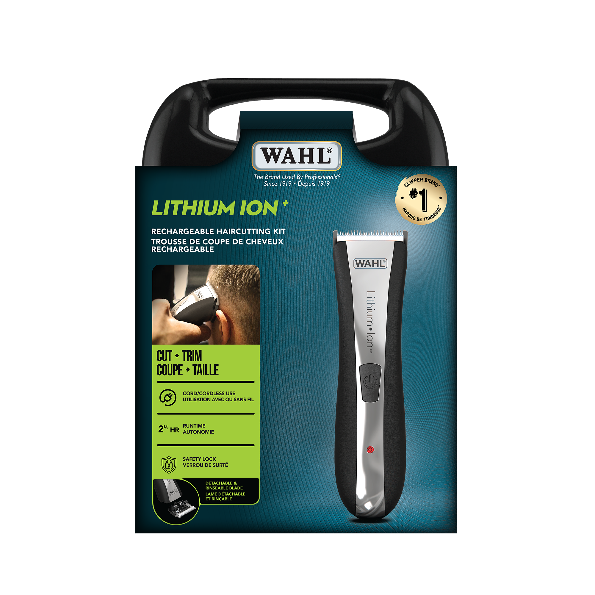 KIT COUPE DE CHEVEUX PRO LITHIUM-ION