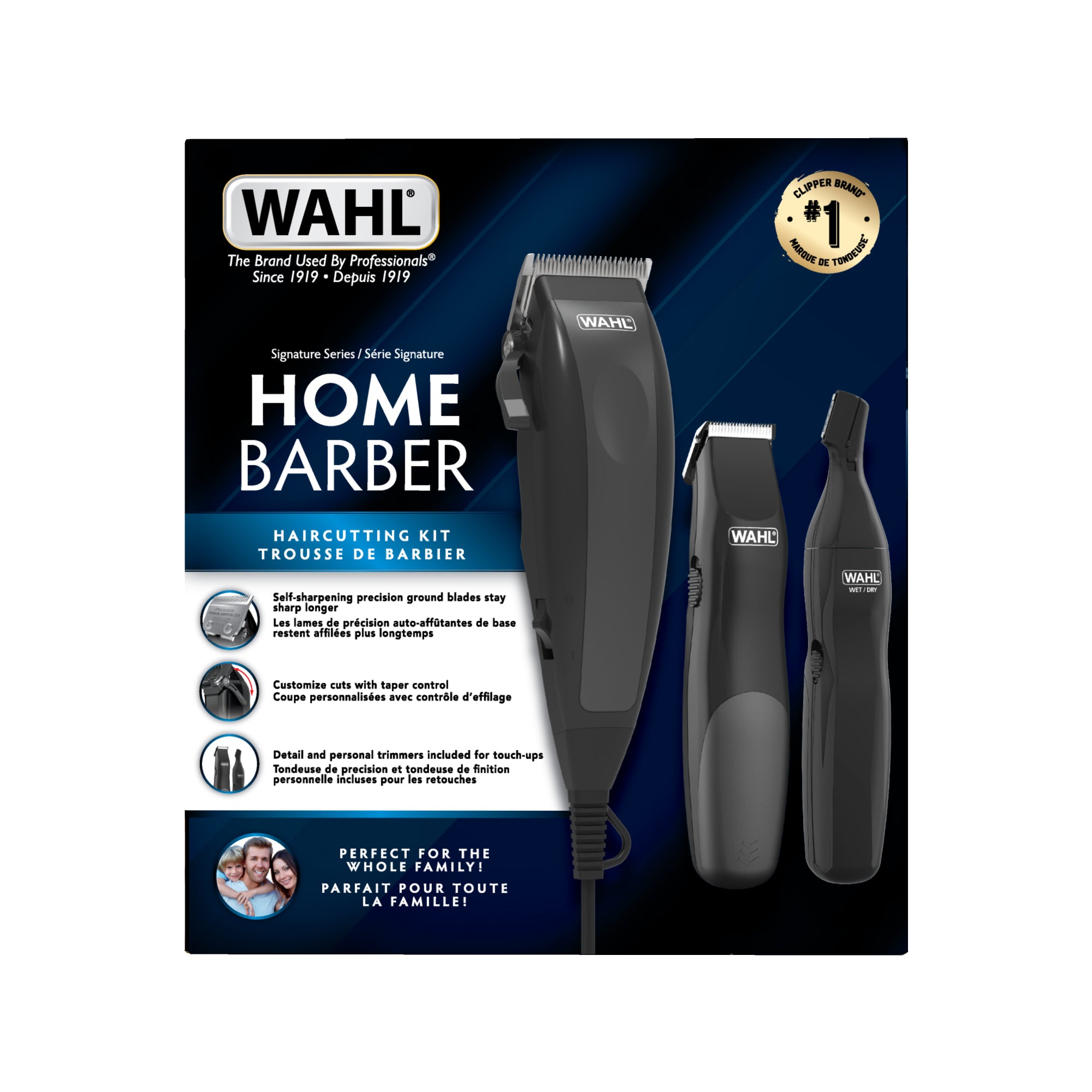 HOME BARBER KIT SIGNATURE SERIES WITH DETAIL TRIMMER & NOSE TRIMMER