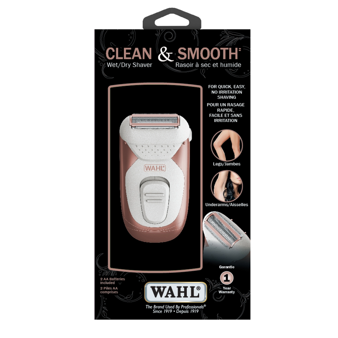 CLEAN & SMOOTH™ WET/DRY BATTERY SHAVER