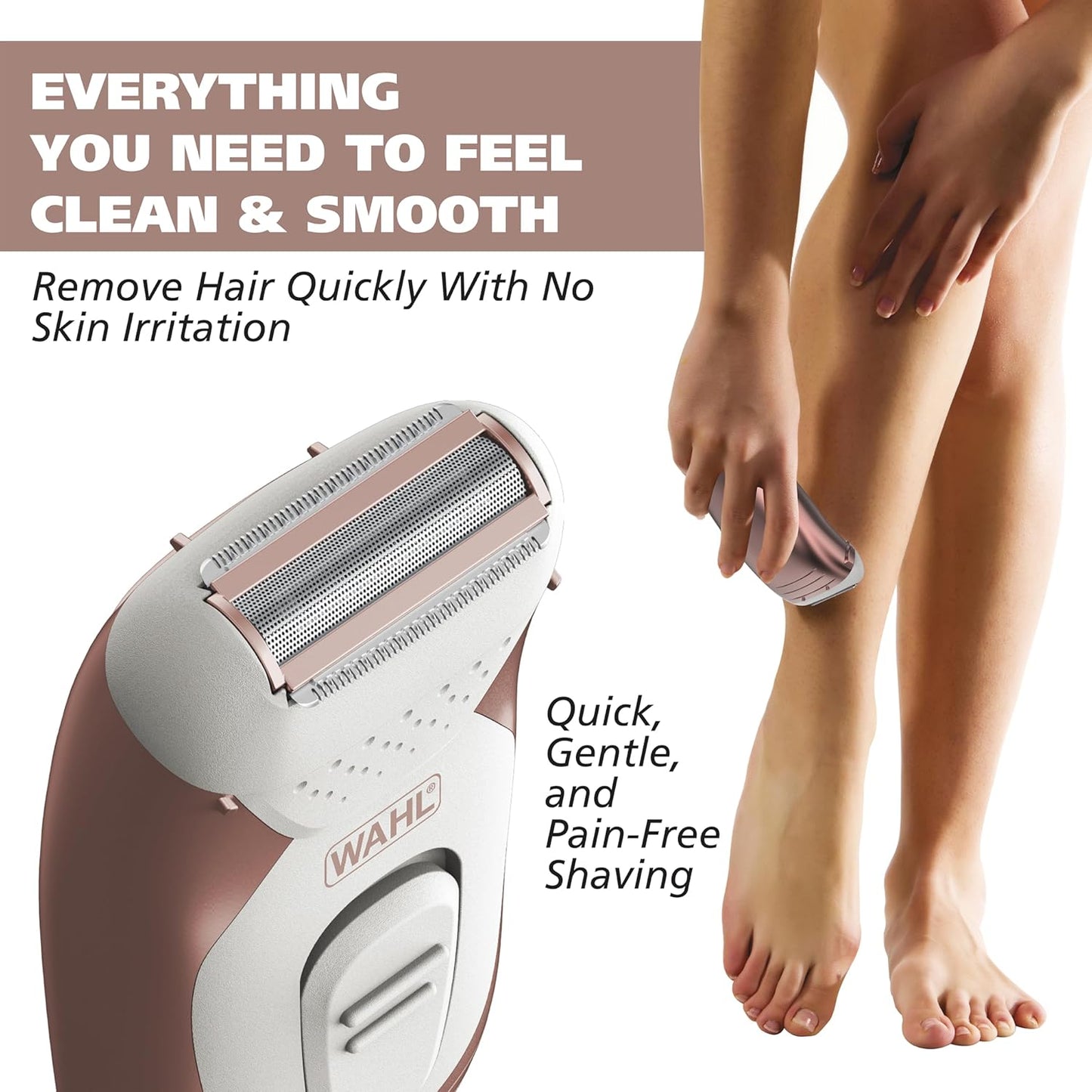 CLEAN & SMOOTH™ WET/DRY BATTERY SHAVER