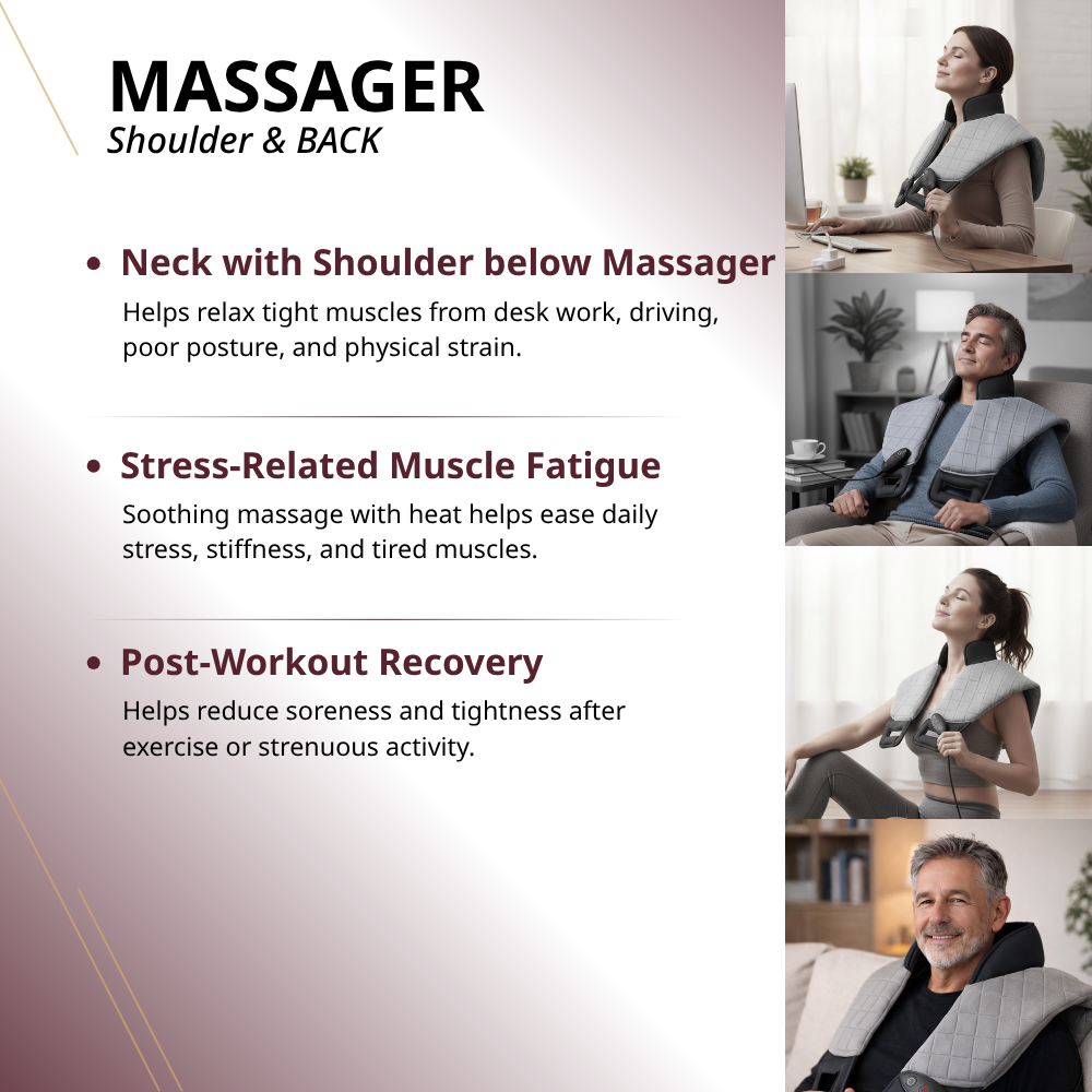 SHOULDER AND BACK MASSAGER Wahl Canada SHOULDER AND BACK MASSAGER Wahl Canada