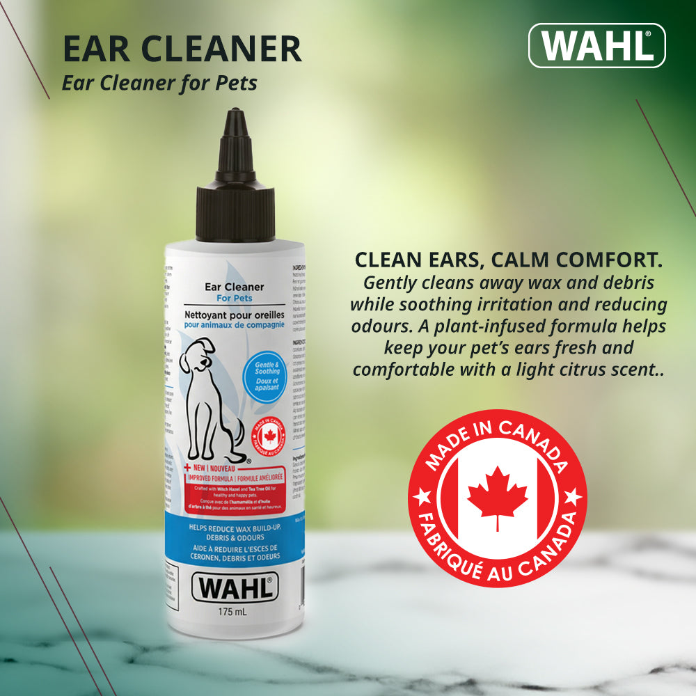 Wahl Nettoyant auriculaire pour animaux à l'eucalyptus-175 ml