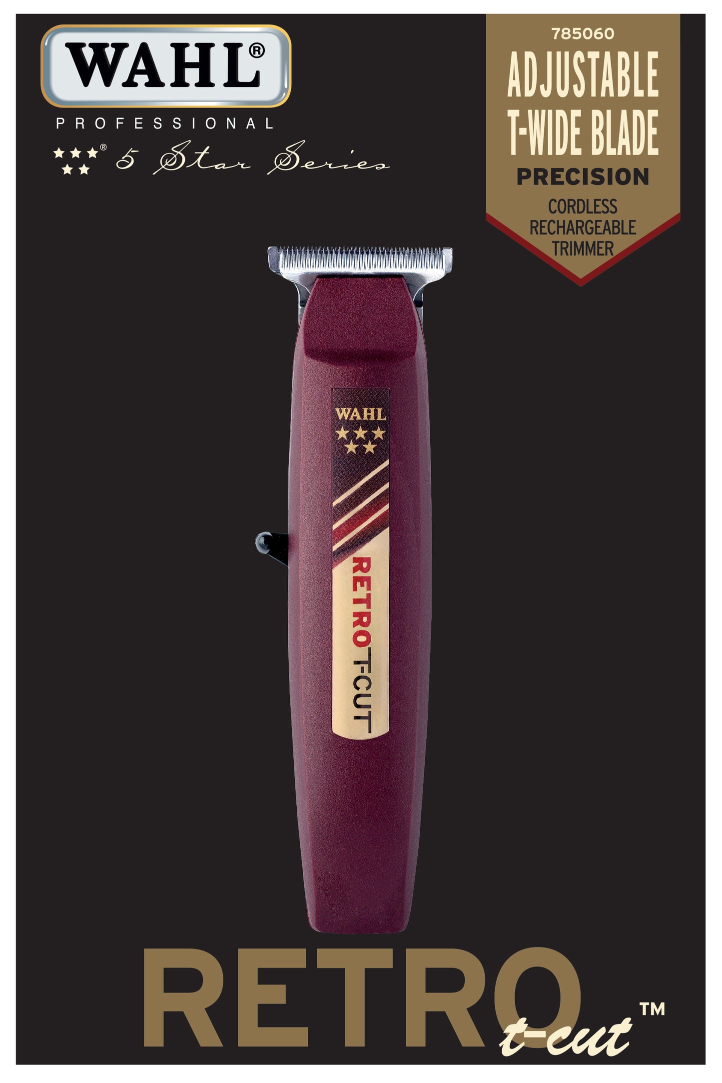 5 STAR CORDLESS RETRO T-CUT™ TRIMMER