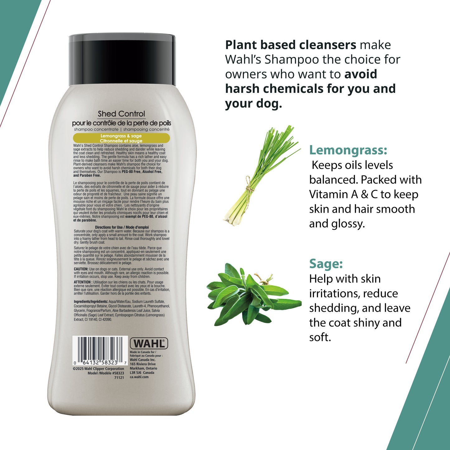 Shampoings pour chiens WAHL-700 ml