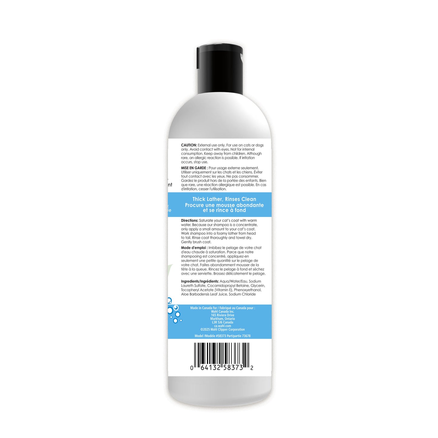 Shampoings pour chats Wahl-455 ml