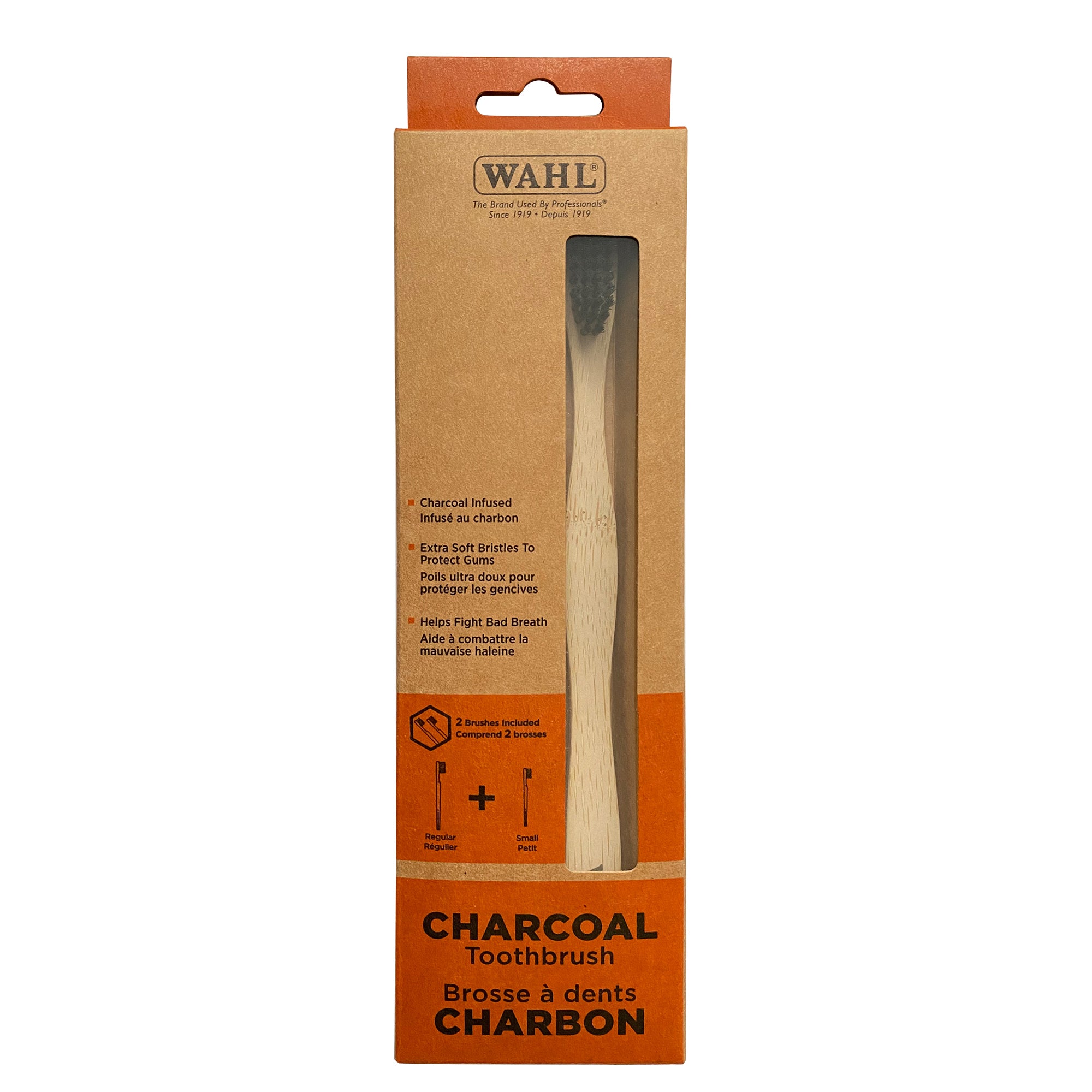 CHARCOAL BAMBOO TOOTHBRUSH