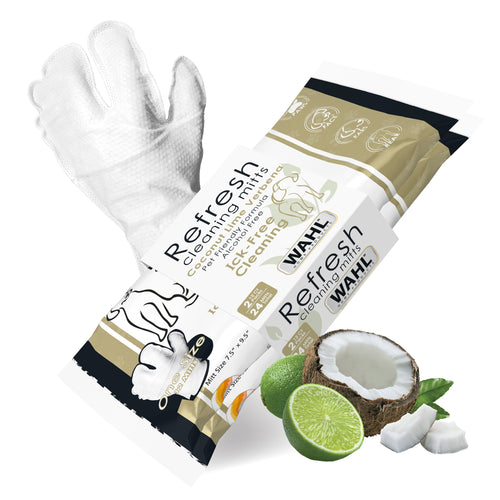 Lingettes pour chiens-3 lingettes pour doigts-24 unités (2 paquets de 12) 