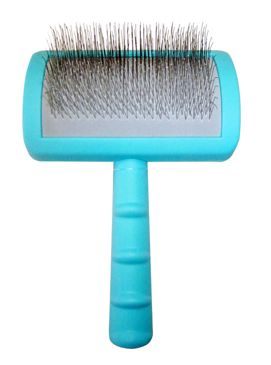 SMALL CURVED SLICKER BRUSH - SOFT