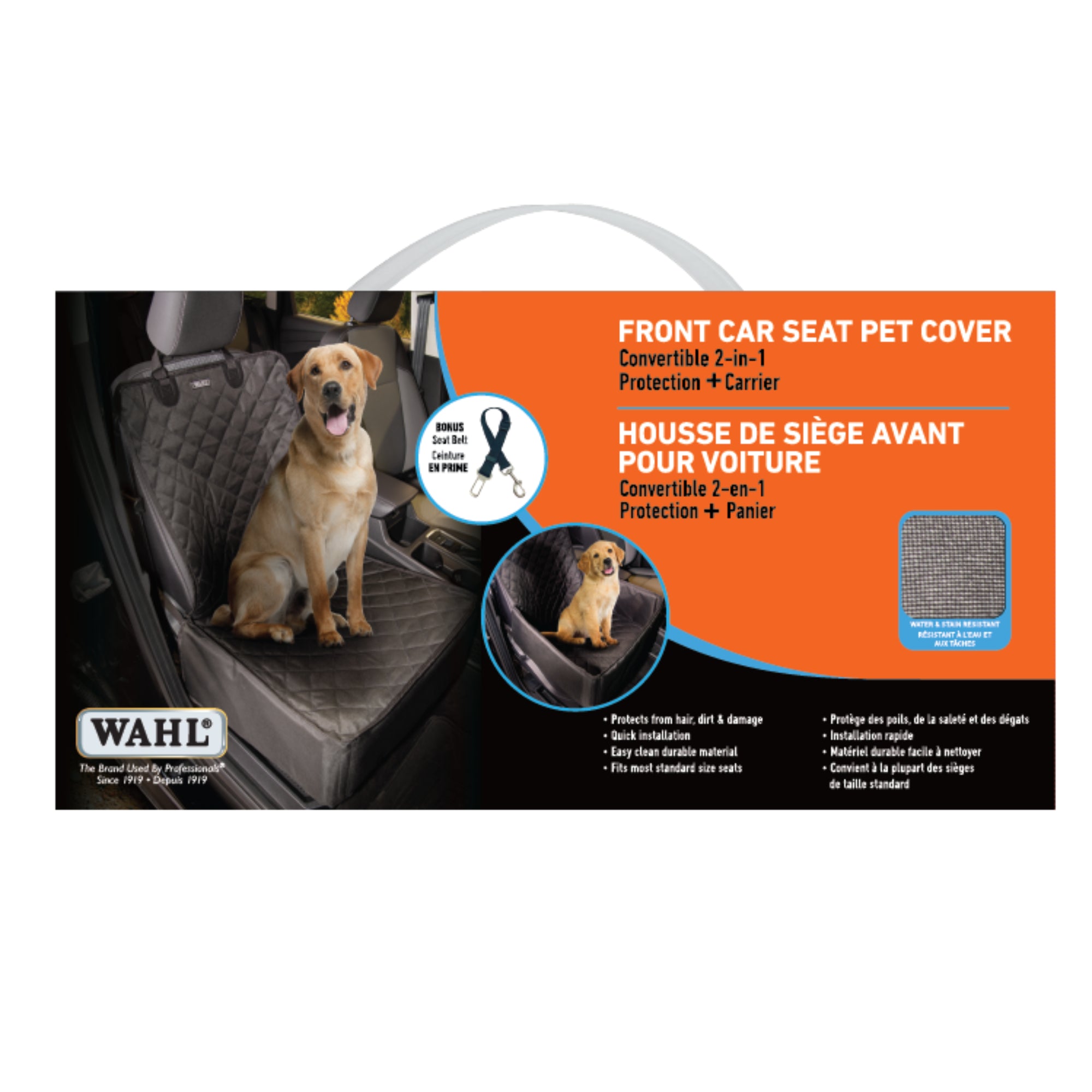 FRONT CAR SEAT PET COVER Wahl Canada Inc