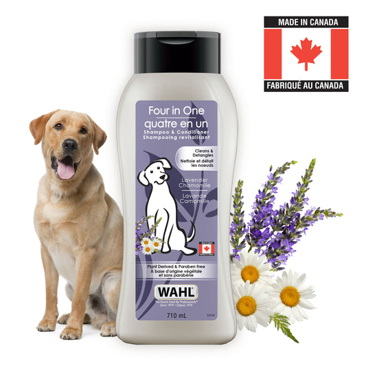 SHAMPOOING/REVERSEUR POUR CHIEN 4-EN-1 700ML - LAVANDE CAMOMILLE