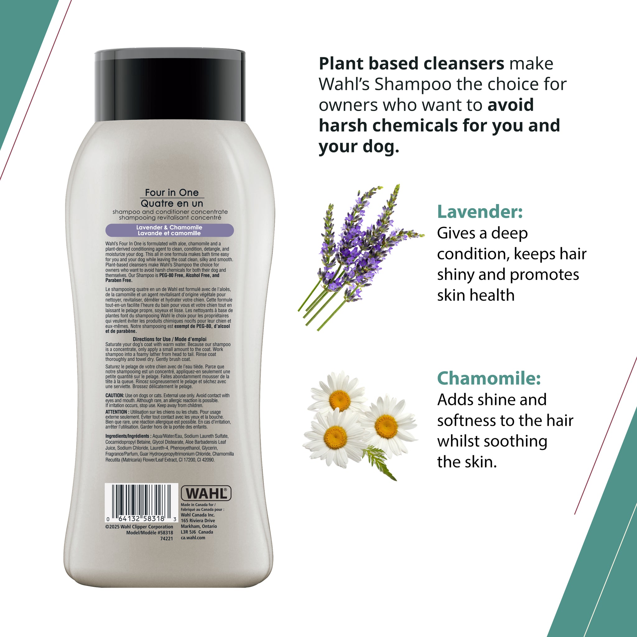 Shampoings pour chiens WAHL-700 ml