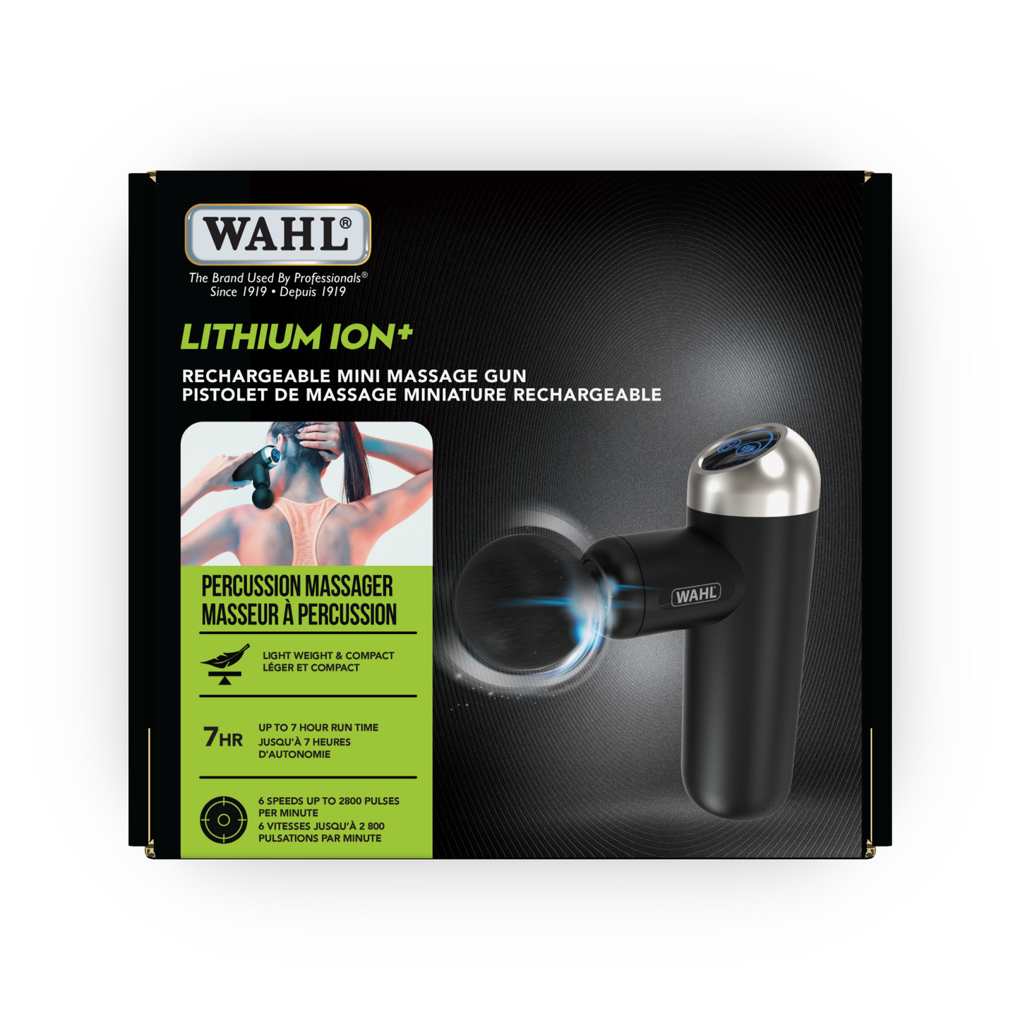 LITHIUM ION MINI MASSAGE GUN