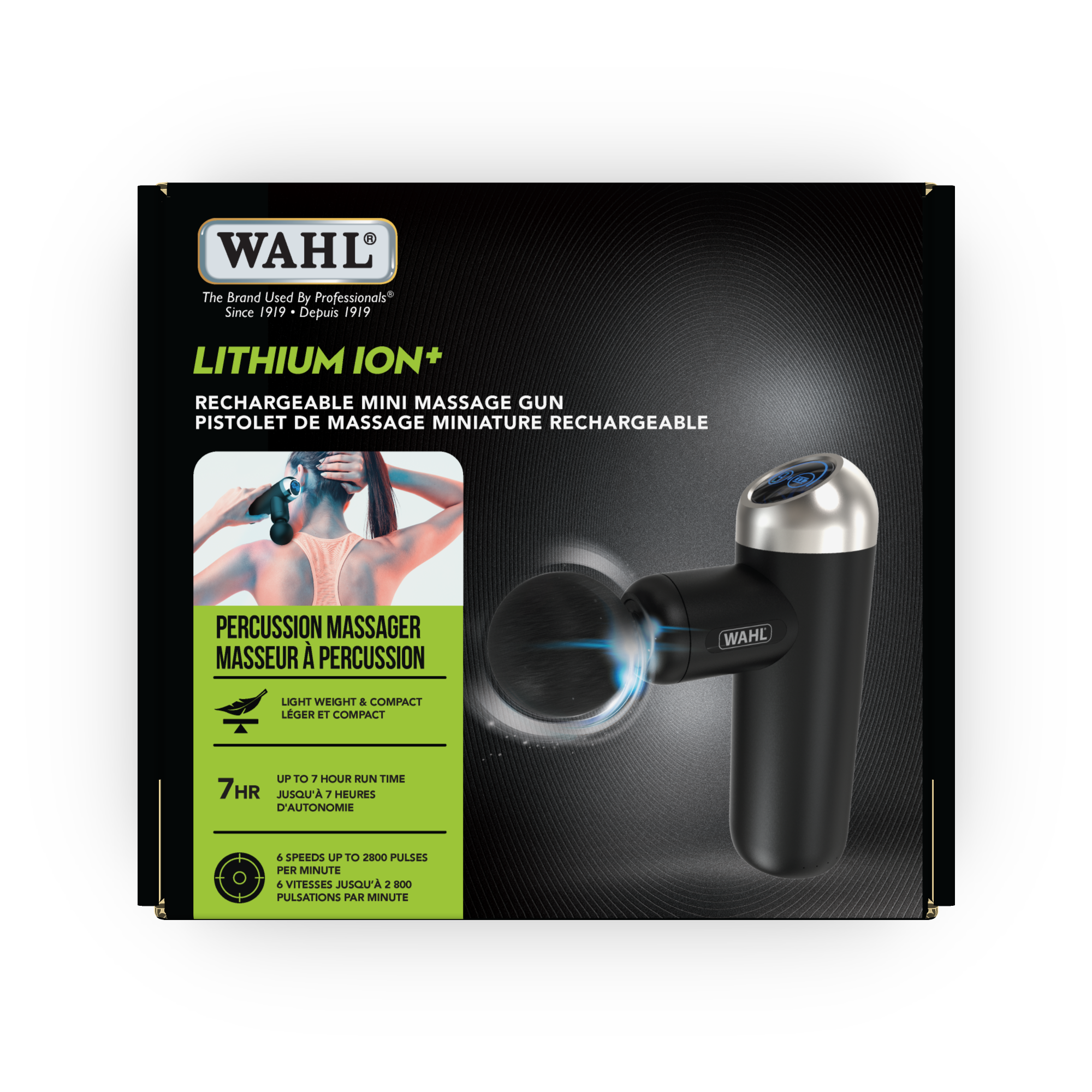 LITHIUM ION MINI MASSAGE GUN