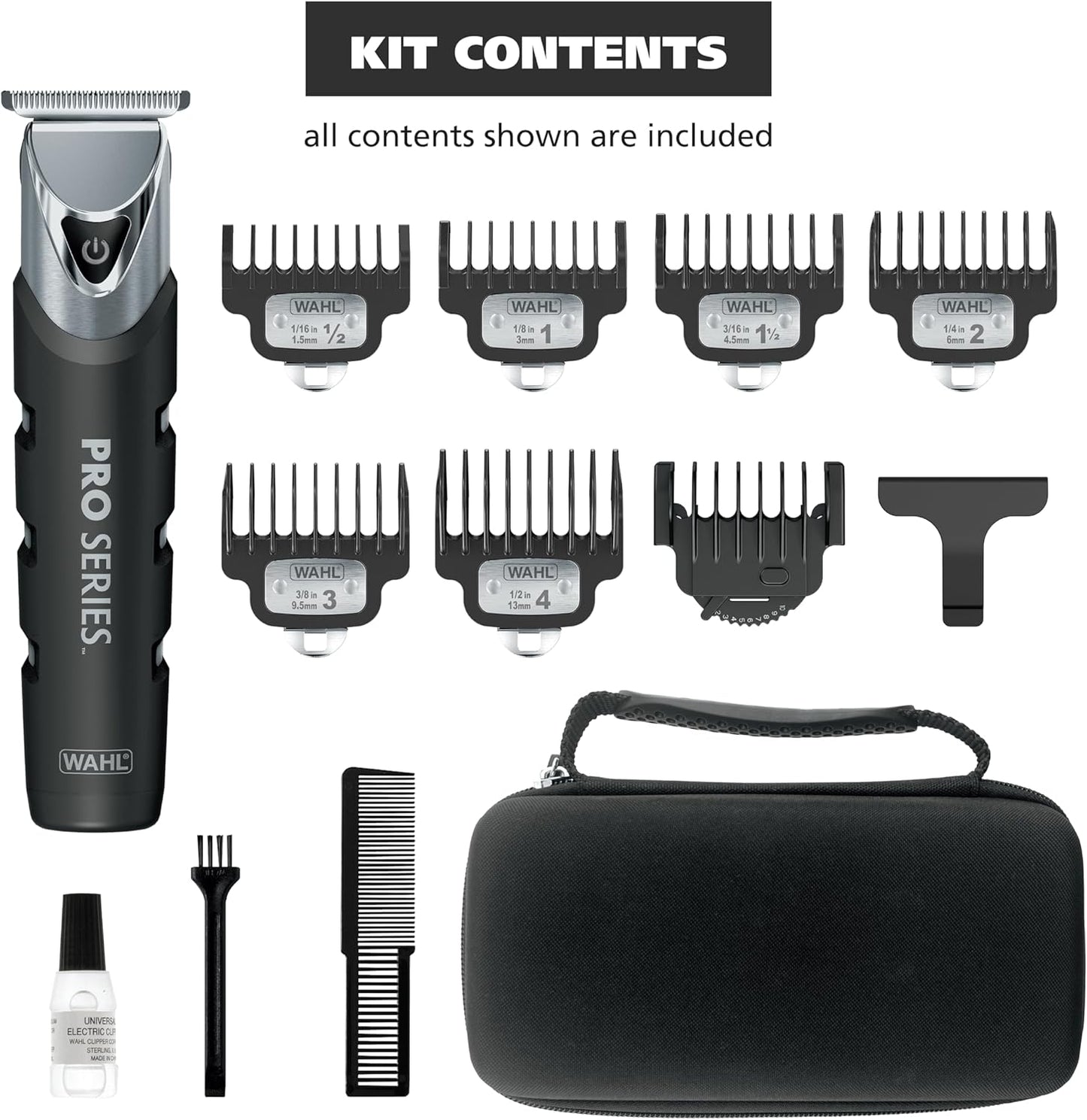 Pro Series Stainless Steel Cordless Beard Trimmer