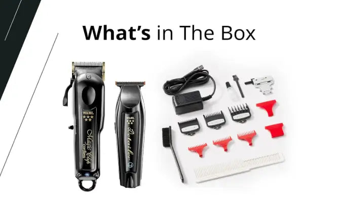 WAHL 5 Star Black Detailer & Magic Clip Cordless Barber Combo WAHL 5 Star Black Detailer & Magic Clip Cordless Barber Combo