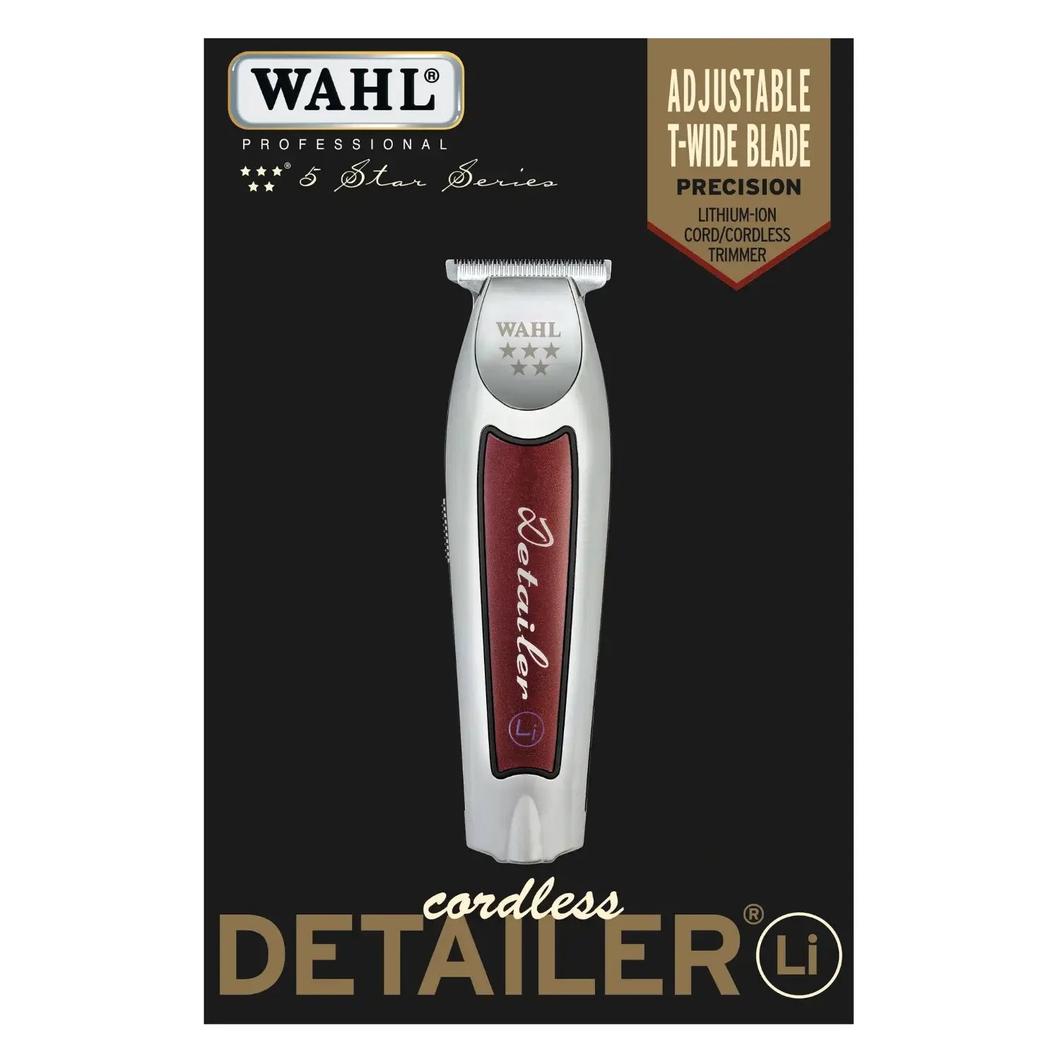 WAHL 5 Star Detailer Li Cordless Professional Hair Trimmer – Wahl WAHL 5 Star Detailer Li Cordless Professional Hair Trimmer – Wahl