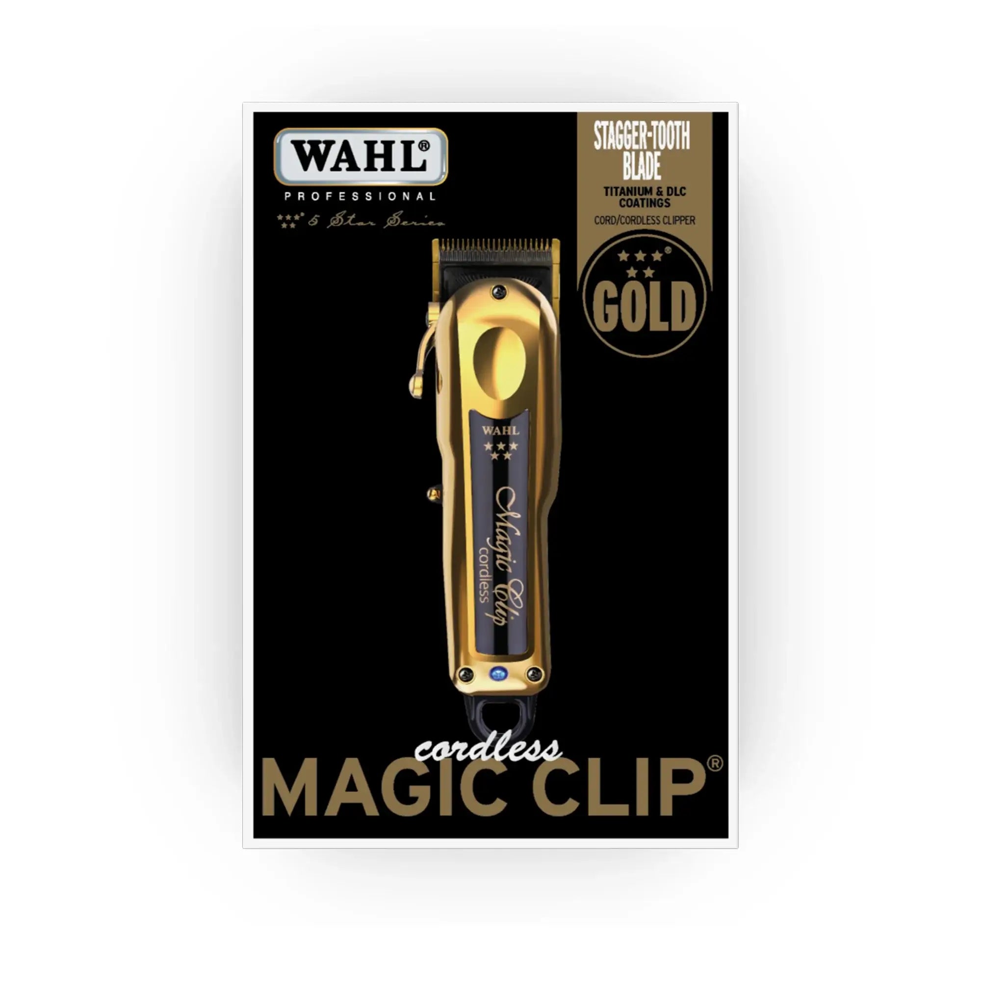 wahl magic clip black and gold